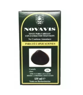 Imagen del tinte vegetal Novavis 5N Castaño Claro