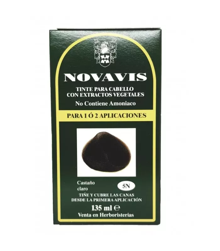 Imagen del tinte vegetal Novavis 5N Castaño Claro