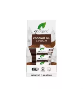 Bálsamo labial nutritivo e hidratante con aceite de coco
