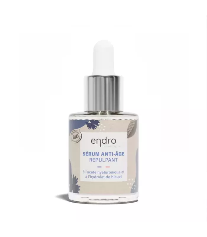 Sérum antiedad 100% natural con ácido hialurónico y Hebelys? active para rellenar la piel y suavizar arrugas.
