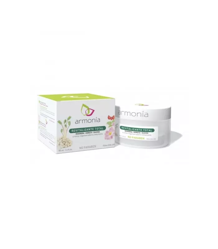 Crema regeneradora e hidratante de 50ml para pieles secas y sensibles.