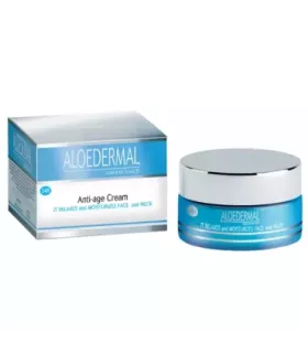 Crema facial anti-edad con aloe vera
