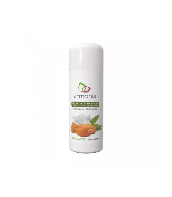 Leche limpiadora hidratante de almendras