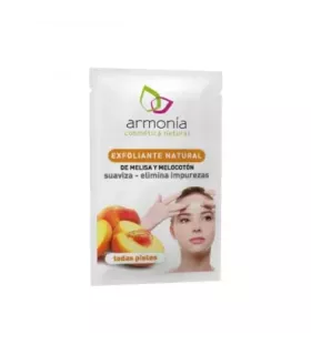 Exfoliante natural de 10ml con gránulos de hueso de melocotón