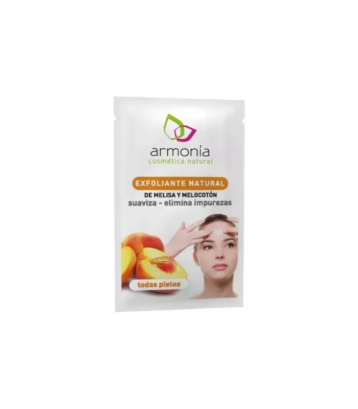 Exfoliante natural de 10ml con gránulos de hueso de melocotón