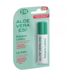 Bálsamo labial natural con aloe vera y vainilla