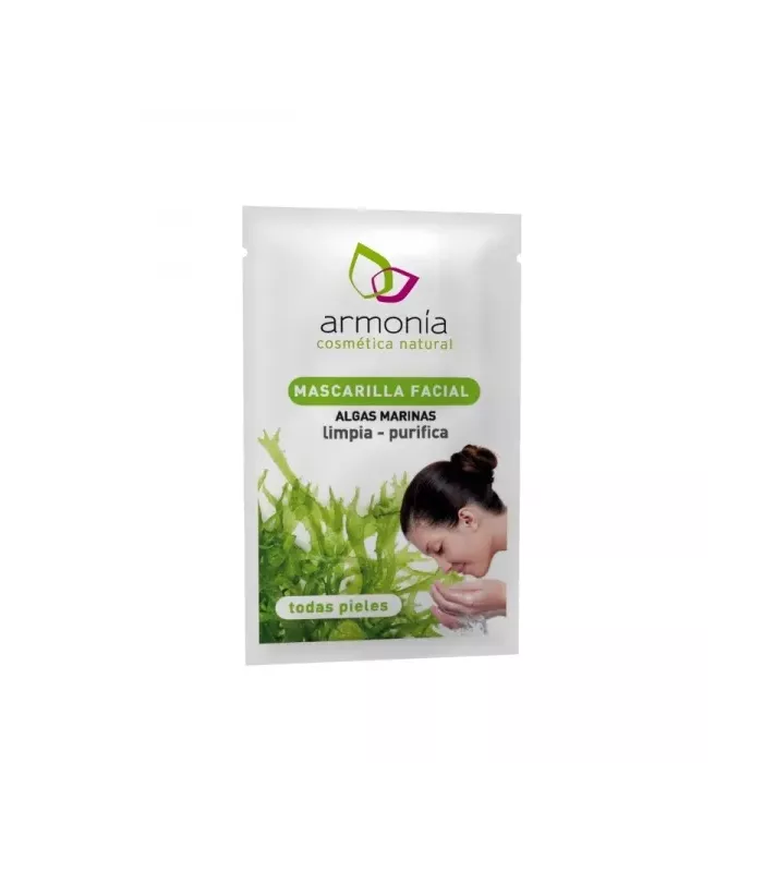 Mascarilla facial de algas y arcilla