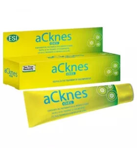 Gel de aceite del árbol del té para tratar el acné y granos