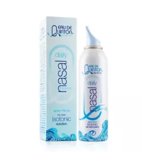 Imagen de un producto recomendado para la higiene nasal diaria y el tratamiento de congestiones y resfriados.