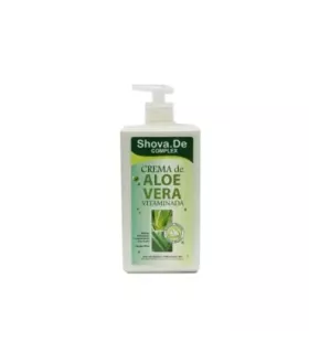 Crema corporal ultra hidratante Shova.De con Aloe Vera orgánico y vitaminas