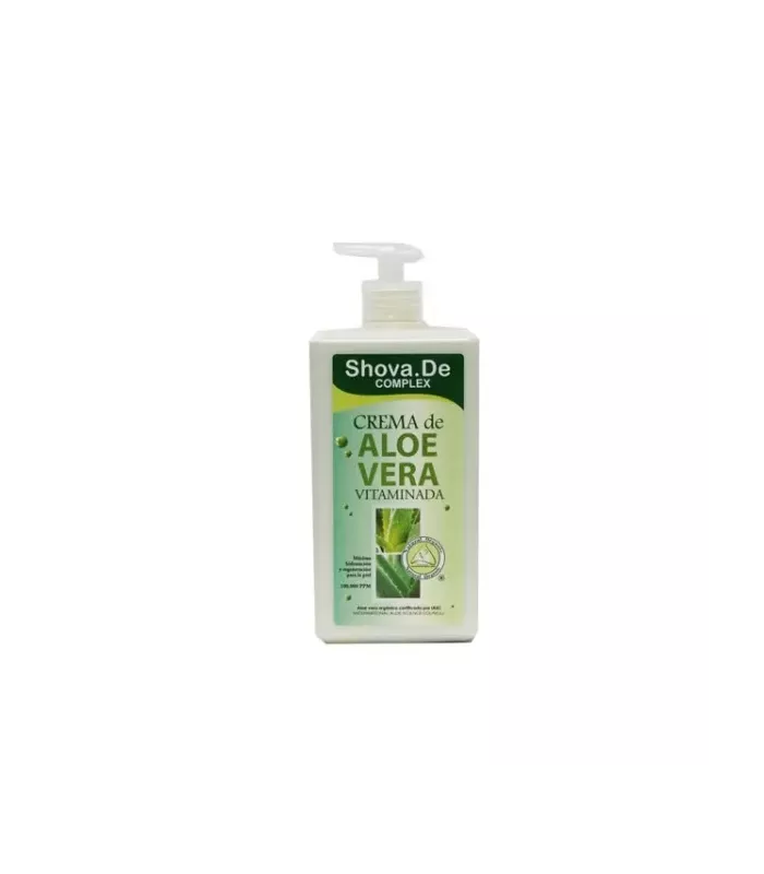 Crema corporal ultra hidratante Shova.De con Aloe Vera orgánico y vitaminas