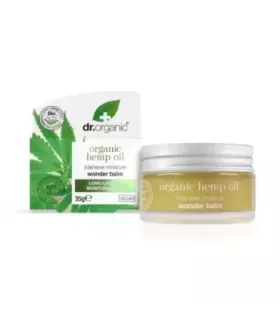 Bálsamo multiusos hidratante con aceite de cáñamo y manteca de karité.