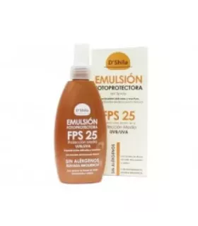 Emulsión Fotoprotectora en Spray SPF 25 para pieles delicadas