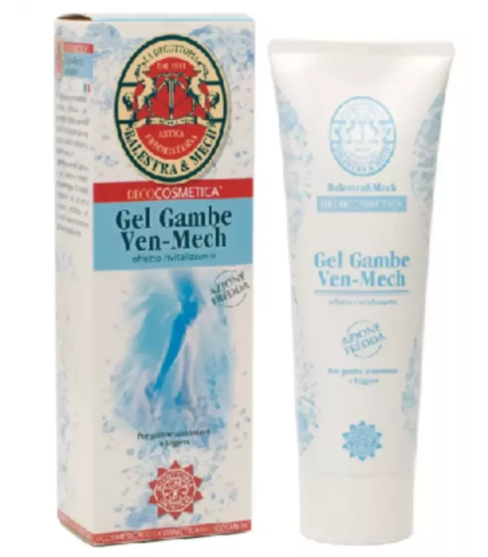 Gel cremoso refrescante que alivia la pesadez y mejora la circulación.