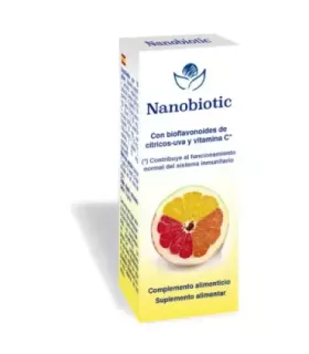 Imagen de un producto natural a base de extractos de semillas de cítricos y uva