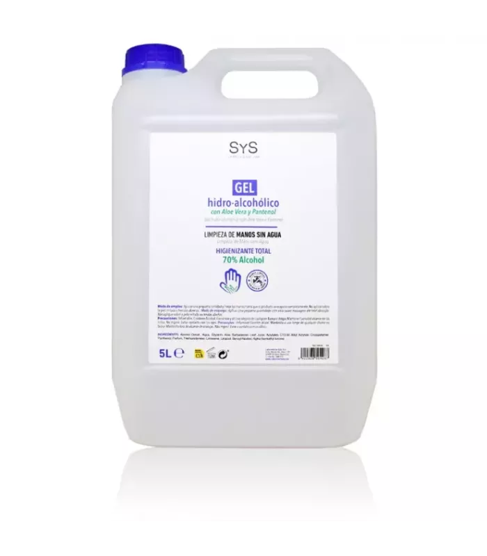 Gel Hidroalcohólico con Aloe Vera 5 Litros
