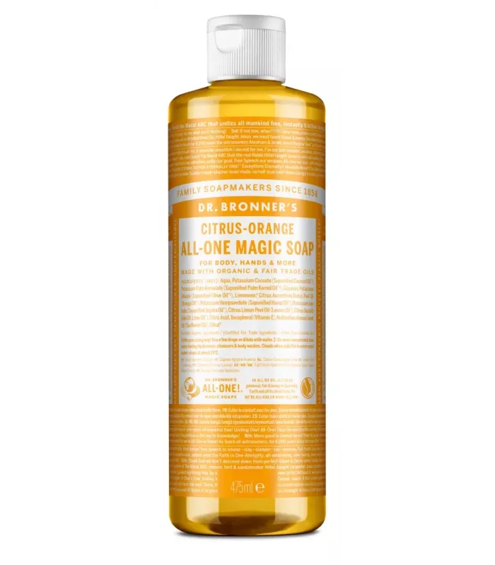 Jabón líquido cítrico-naranja bio 475 ml Dr. Bronner's