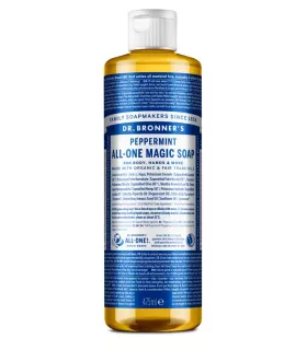 Jabón líquido de menta Bio 475 ml de Dr. Bronner's
