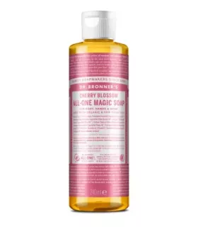 Jabón líquido bio de 240 ml con aroma a flor de cerezo