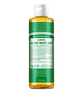 Jabón líquido bio de almendras Dr. Bronner