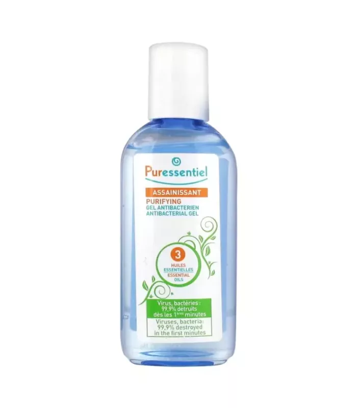 Gel AB con 3 aceites esenciales para limpieza de manos sin agua