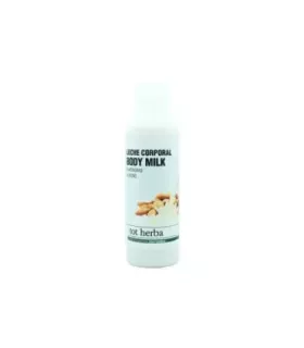 Leche corporal de almendras que hidrata y suaviza la piel