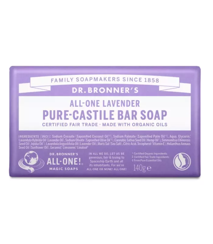 Jabón líquido de Castilla Dr. Bronner's de Lavanda