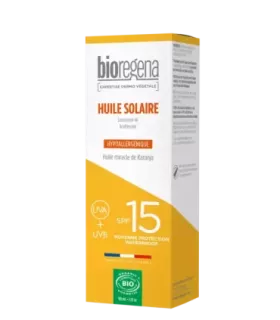 Aceite solar en spray SPF 15 de Bioregena