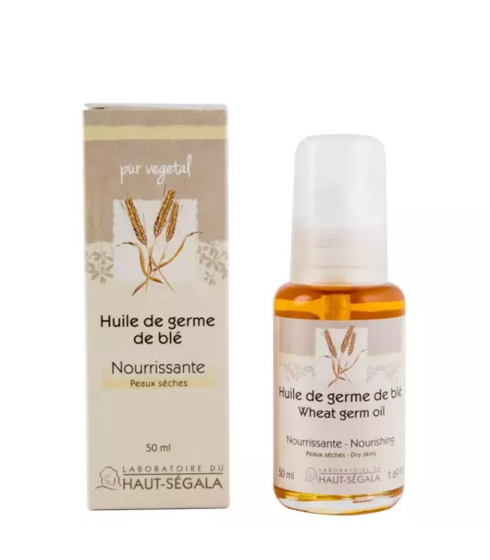 Aceite nutritivo de germen de trigo para pieles secas