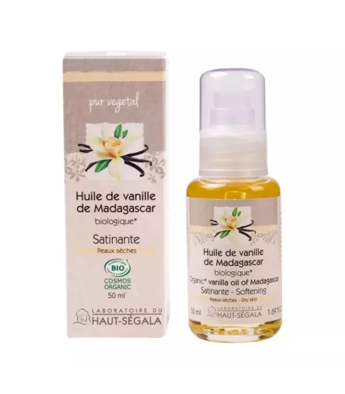 Aceite de vainilla para suavizar y nutrir pieles secas