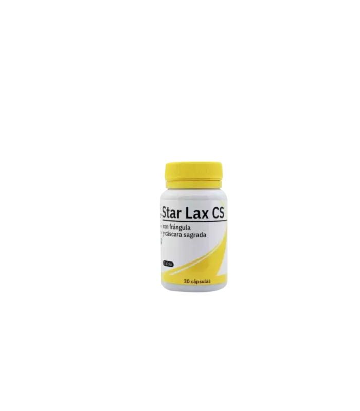 Imagen de un producto con frángula y cáscara sagrada para el mantenimiento del sistema digestivo.