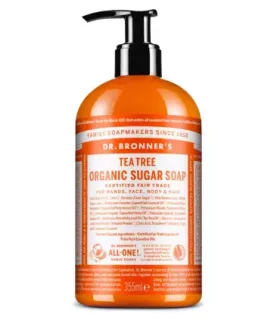 Jabón de azúcar de árbol del té Dr. Bronner's 355 ml