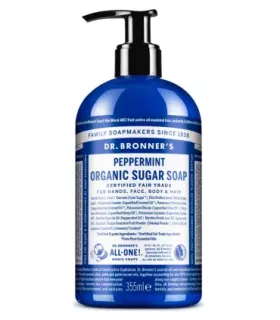 Jabón de azúcar de menta Dr. Bronner's