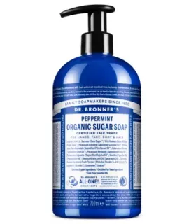 Jabón de azúcar de menta Dr. Bronner's