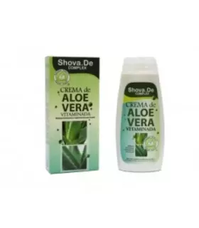 Crema corporal ultra hidratante Shova.De con Aloe Vera orgánico y vitaminas