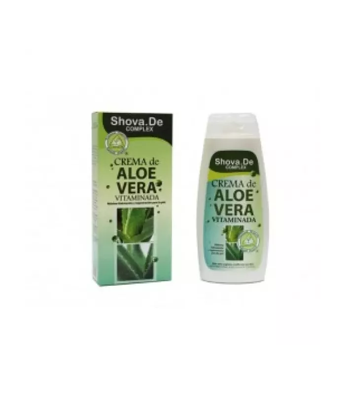 Crema corporal ultra hidratante Shova.De con Aloe Vera orgánico y vitaminas