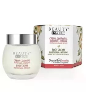 Crema Corporal Hidratante Intensiva Beauty In&Out Marnys con karité y jalea real BIO.