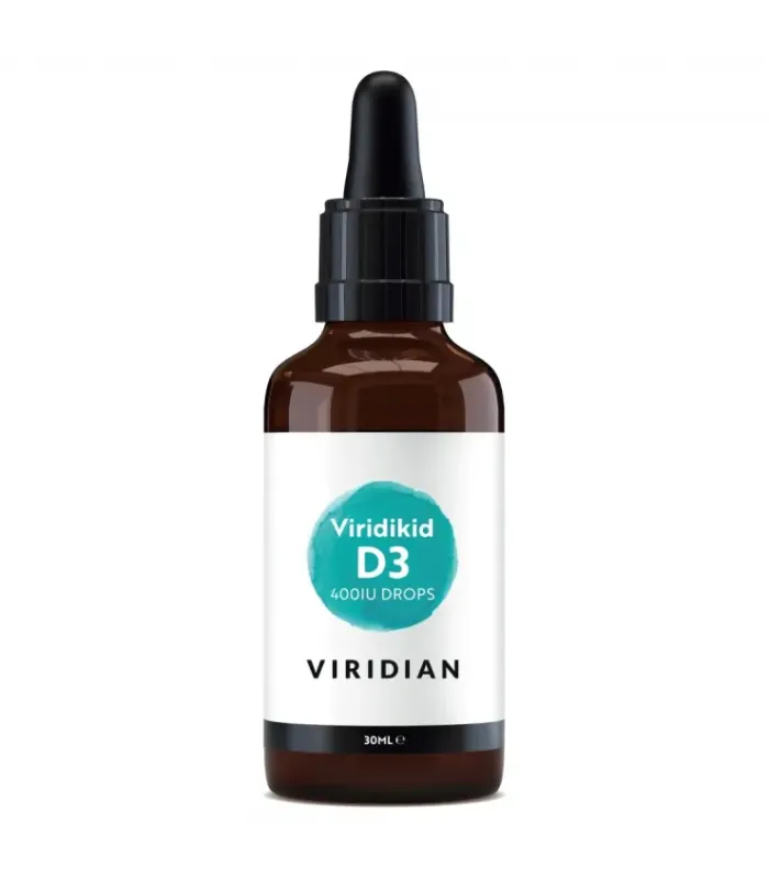 VITAMINA D3 LIQUIDA VEGANA VIRIDIKID 400IU GOTAS 3