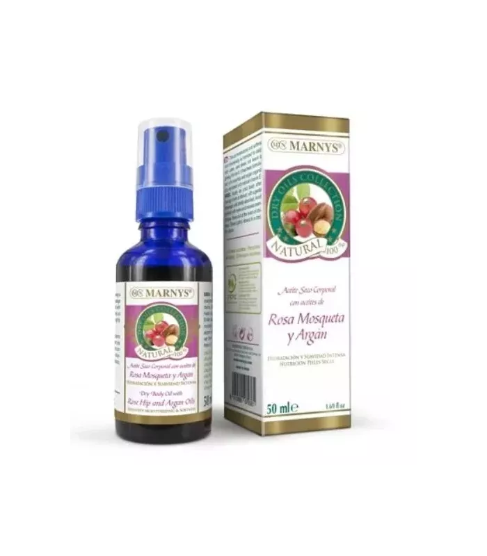 Aceite seco de rosa mosqueta y argán