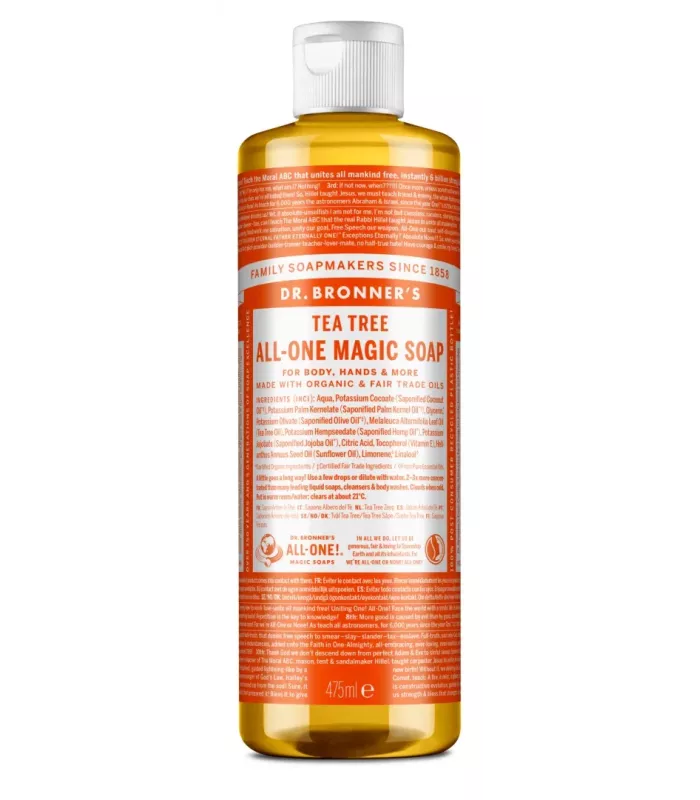Jabón líquido de árbol del té Bio 475 ml de Dr. Bronner's