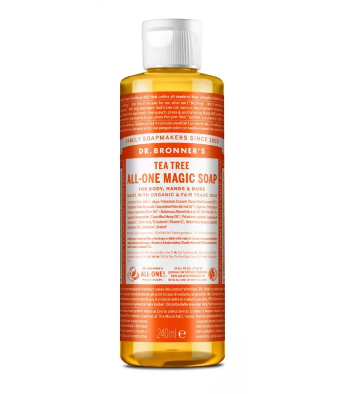Jabón líquido bio de árbol del té Dr. Bronner's