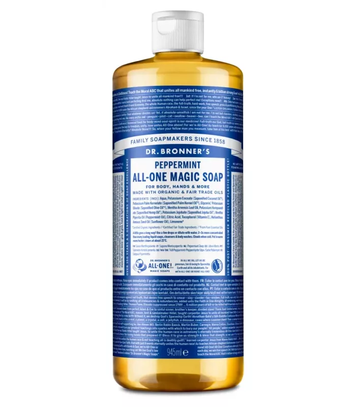 Jabón líquido de menta Bio 945 ml de Dr. Bronner's