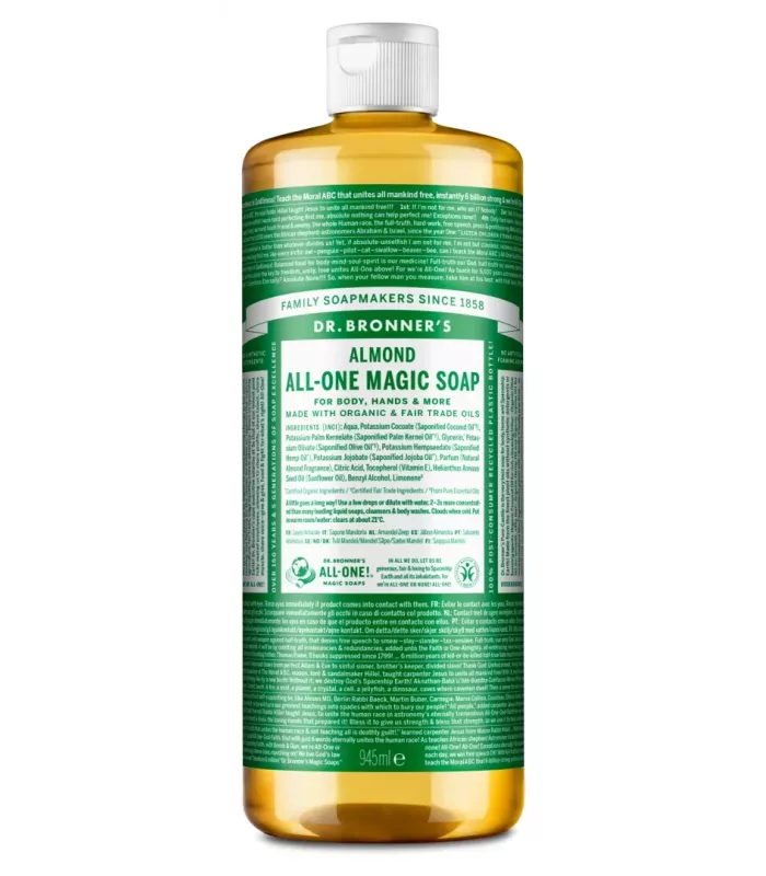 Jabón líquido de almendra bio Dr. Bronner's