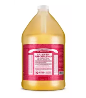 Jabón líquido de rosas Dr. Bronner's