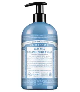 Jabón de azúcar neutro para bebé Dr. Bronner's