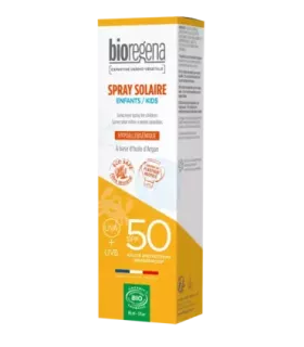 Spray solar SPF 50 bio para niños