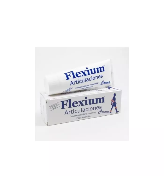 Crema Flexium Articulaciones para masaje muscular y recuperación de movilidad.