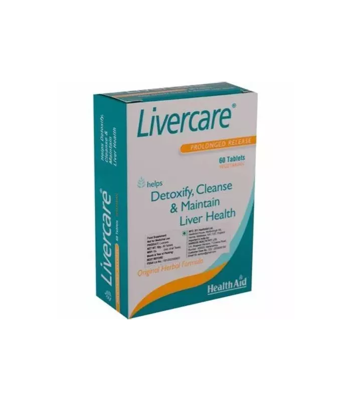 Imagen del complemento alimenticio Livercare de Health Aid