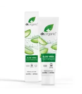 Pasta de dientes blanqueadora triple acción con aloe vera