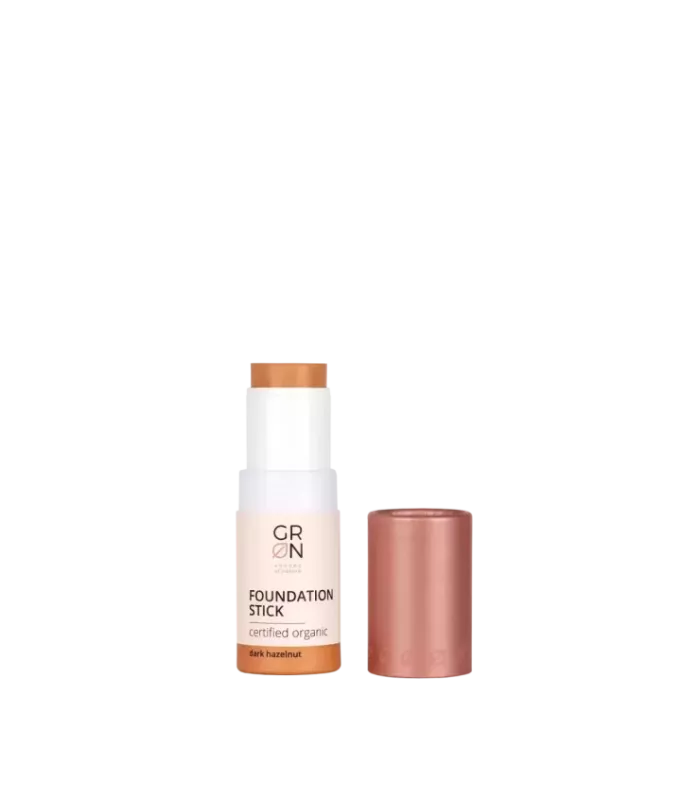 Base de maquillaje en barra vegana color dark hazelnut